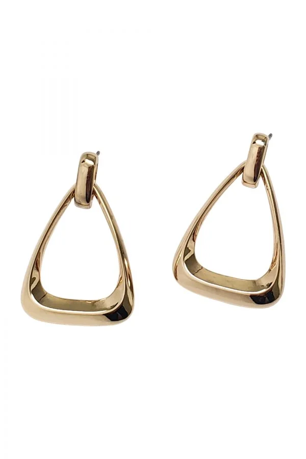 Doorknocker Post Drop Earring